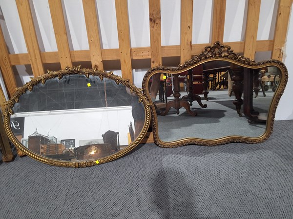 Lot 257 - TWO WALL MIRRORS