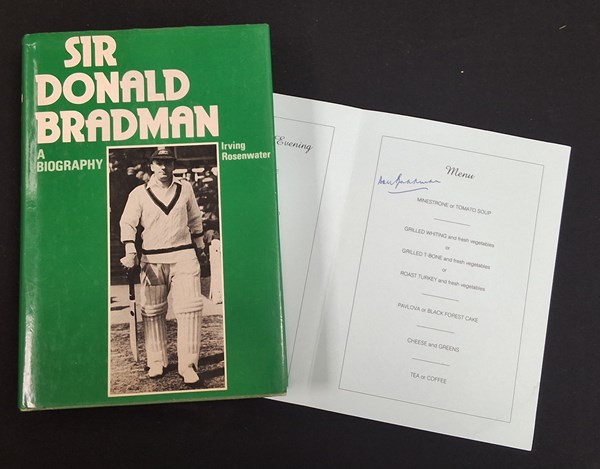 Lot 1153 - DON BRADMAN AUTOGRAPH