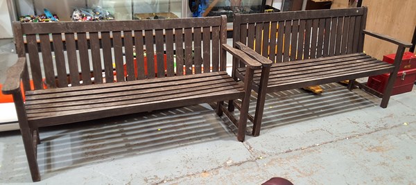 Lot 298 - GARDEN BENCHES