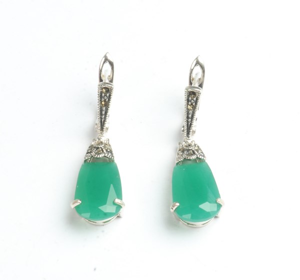 Lot 1006 - SILVER EARRINGS