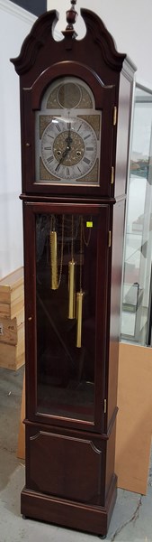 Lot 409 - GRANDFATHER CLOCK