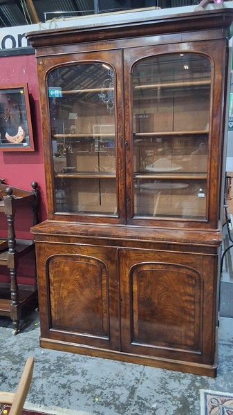 Lot 18 - BOOKCASE