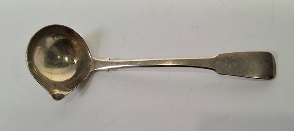 Lot 1064 - SILVER LADLE
