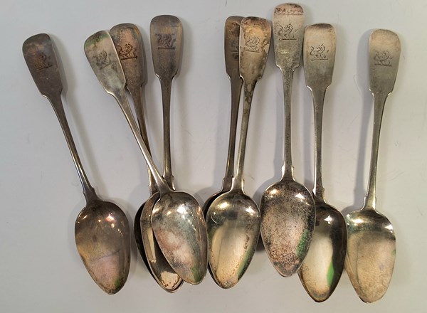 Lot 1093 - SILVER SPOONS