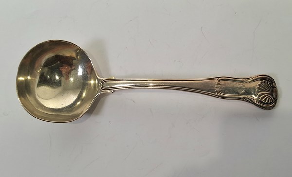 Lot 1065 - SILVER LADLE