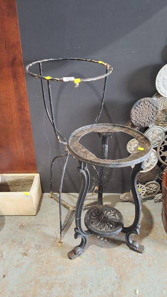 Lot 551 - IRON STANDS