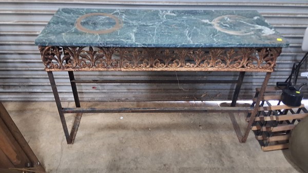 Lot 411 - CONSOLE TABLE