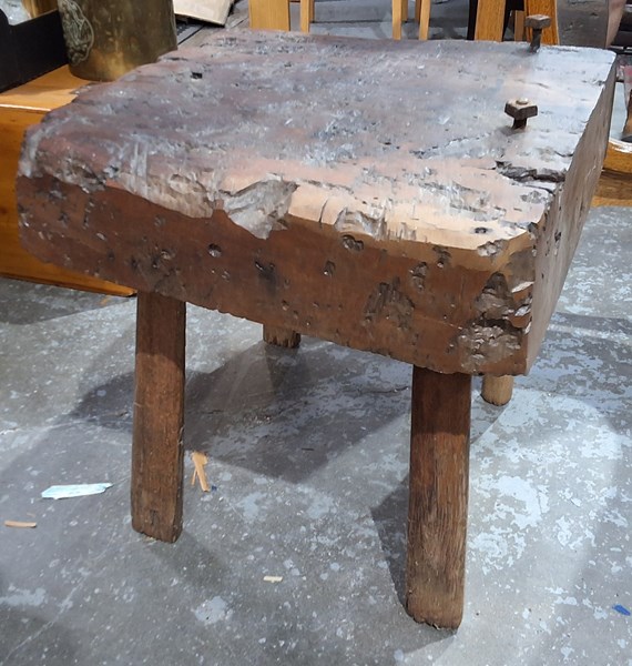 Lot 171 - RUSTIC BENCH