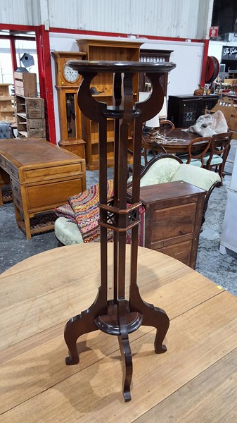 Lot 159 - TIMBER JARDINIERE STAND