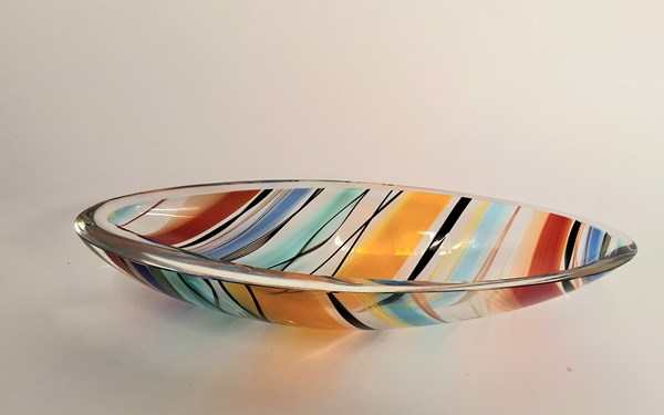 Lot 1242 - STUDIO GLASS BOWL