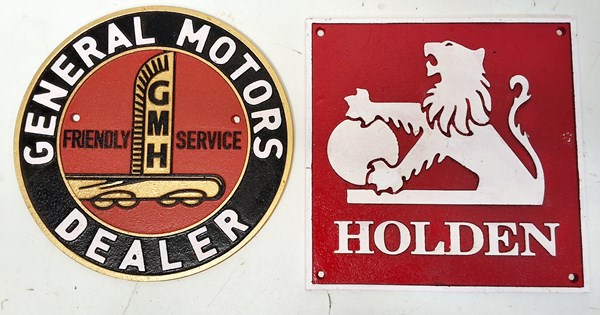 Lot 1199 - HOLDEN PLAQUES