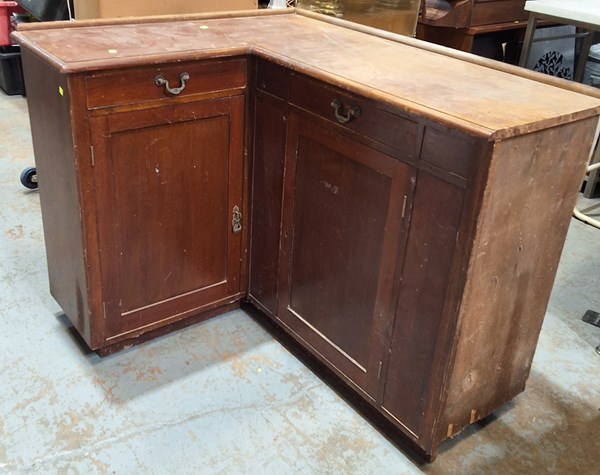 Lot 383 - CORNER CABINET