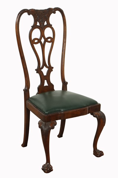 Lot 142 - CHIPPENDALE DINING CHAIR