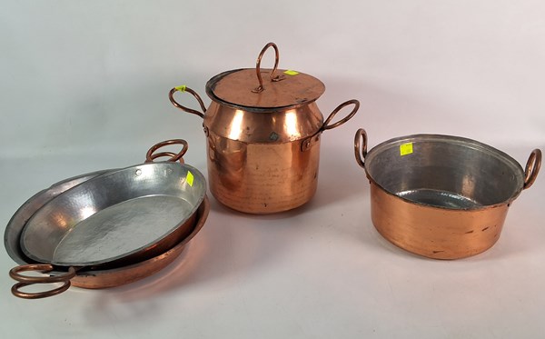 Lot 1523 - COPPER POTS