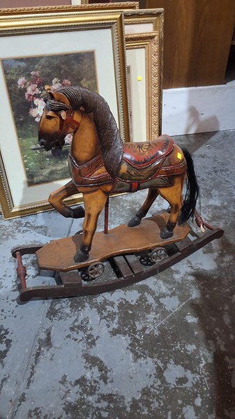 Lot 200 - ROCKING HORSE