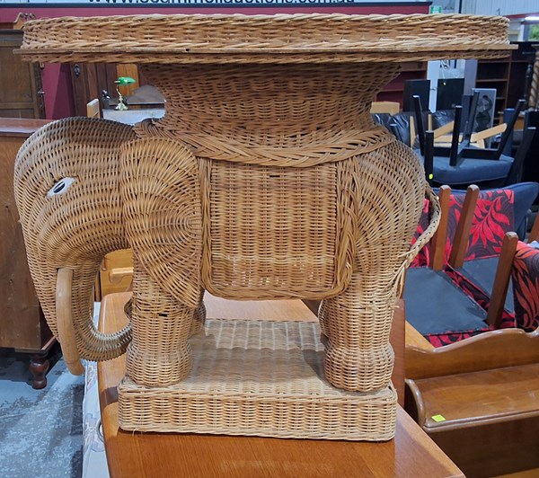 Lot 204 - ELEPHANT TRAY TABLE