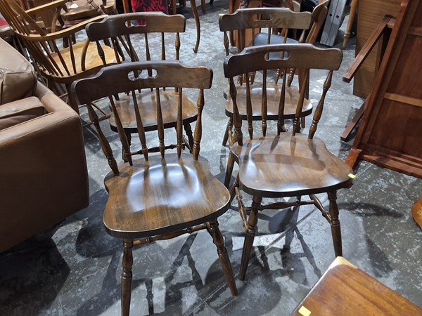 Lot 257 - DINING CHAIRS