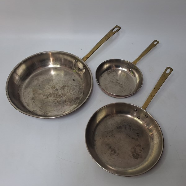 Lot 1245 - COPPER PANS