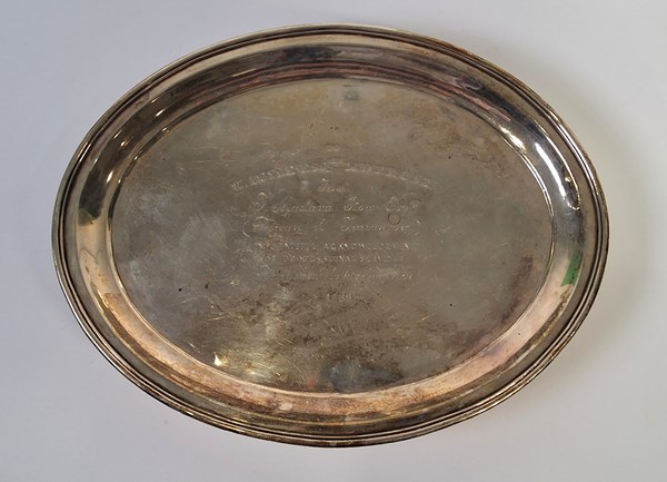 Lot 1079 - SILVER TRAY