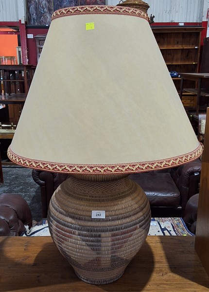 Lot 243 - TABLE LAMP
