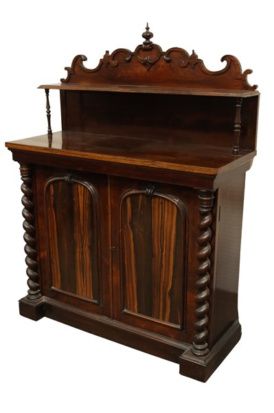 Lot 190 - ROSEWOOD CHIFFONIER