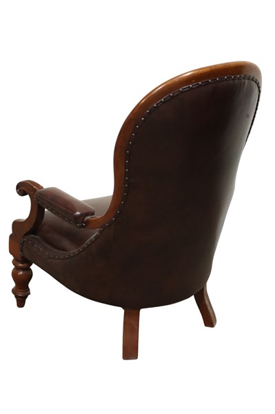 Lot 205 - LIBRARY ARMCHAIR