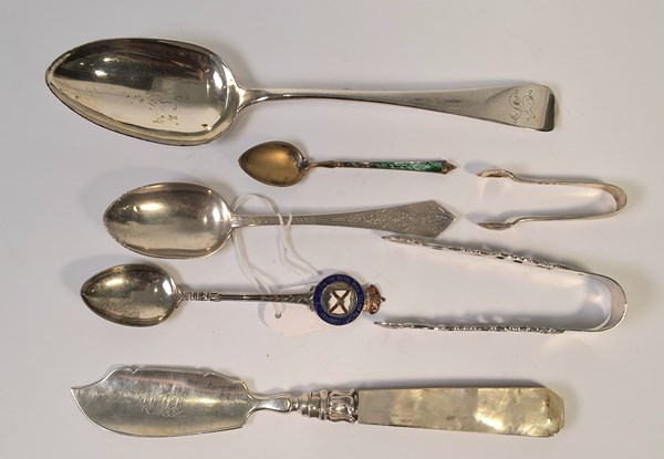 Lot 1121 - SILVER FLATWARE