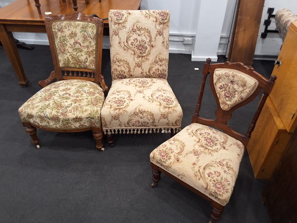 Lot 72 - PARLOUR CHAIRS