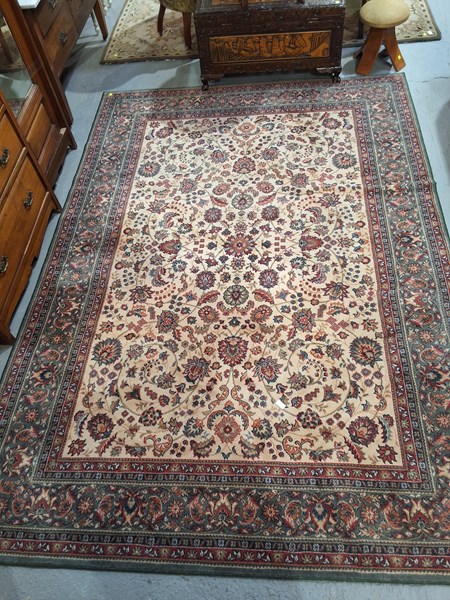 Lot 337 - FLORAL RUG