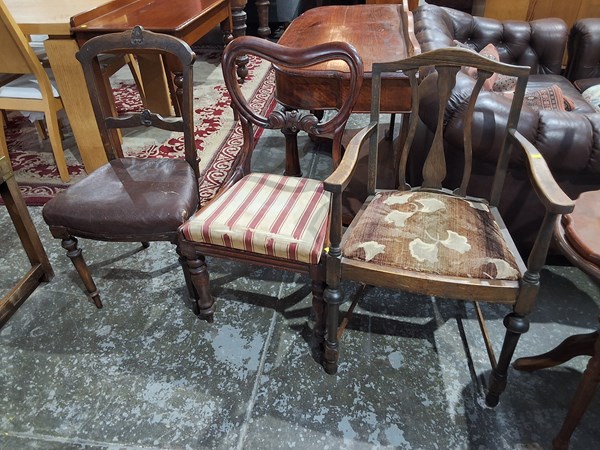 Lot 205 - DINING CHAIRS