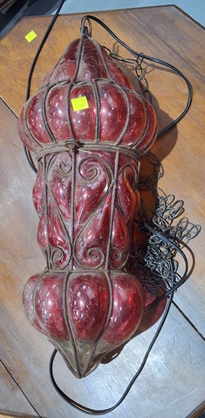 Lot 74 - HANGING LIGHT FIXTURE