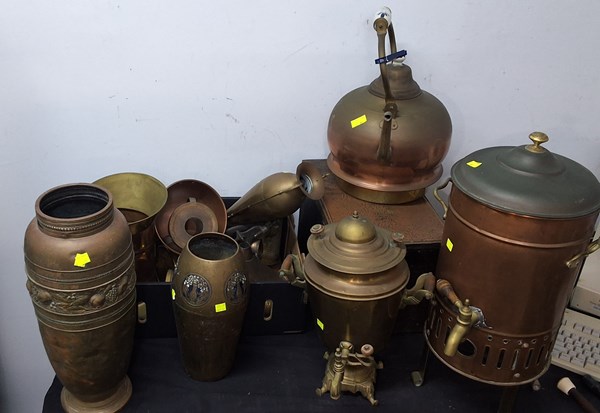 Lot 1541 - BRASS & COPPER LOT