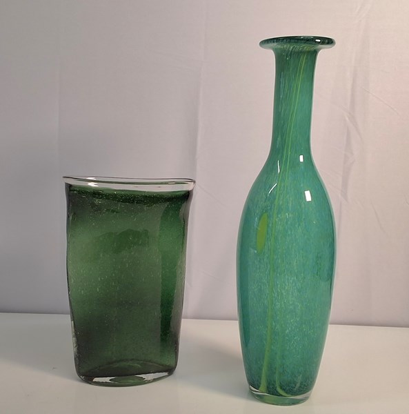 Lot 1387 - ART GLASS VASES