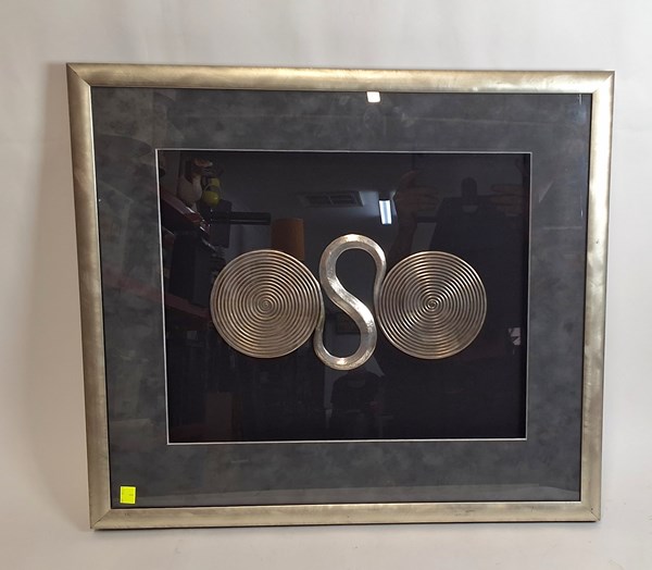 Lot 1154 - MIAO SILVER BACK PENDANT