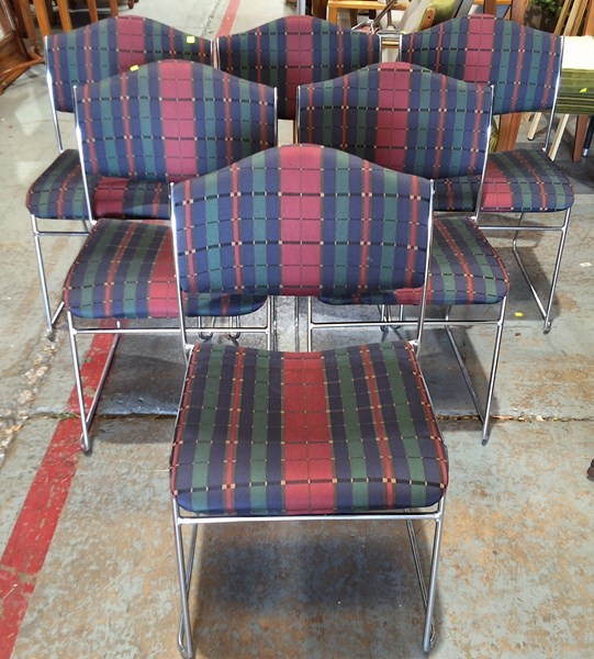 Lot 394 - STACKABLE CHAIRS