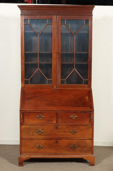 Lot 48 - SECRETAIRE BOOKCASE