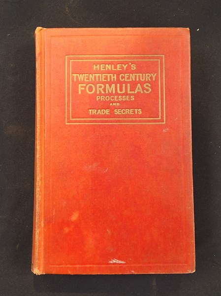 Lot 1345 - BOOK OF FORMULAS