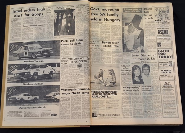 Lot 1441 - THE SA ADVERTISER 1973.