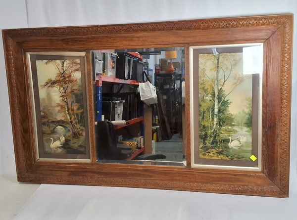 Lot 1540 - SWANS MIRROR