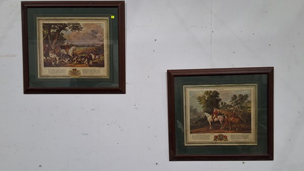 Lot 345 - FRENCH FOX HUNTING PRINTS