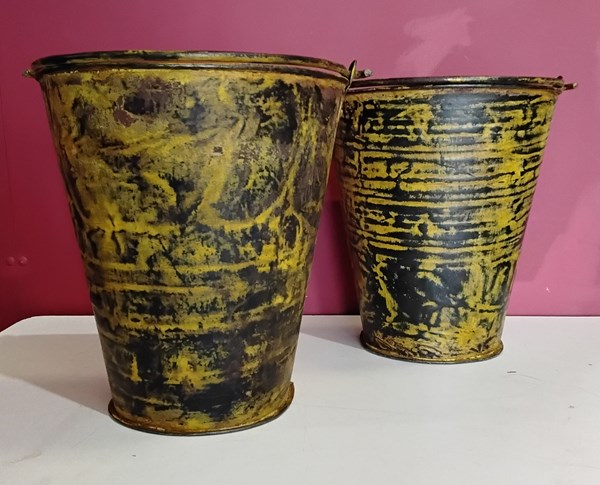 Lot 51 - BUCKET PLANTERS