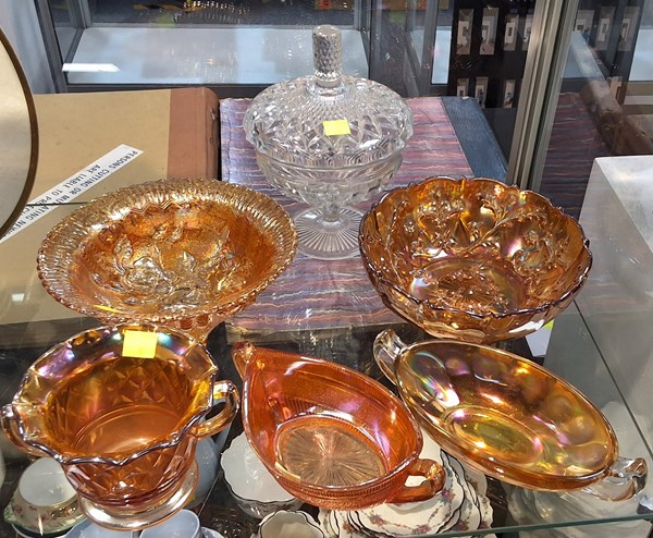 Lot 1417 - CARNIVAL GLASS