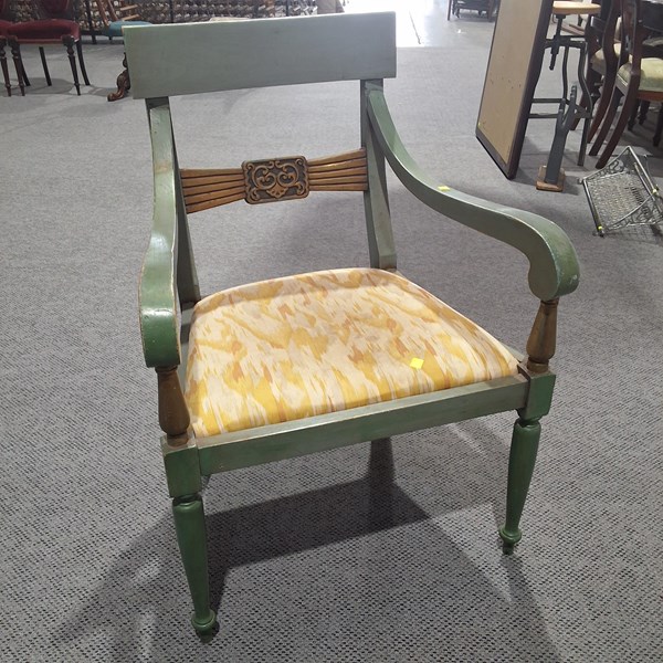 Lot 147 - FARMHOUSE ARMCHAIR