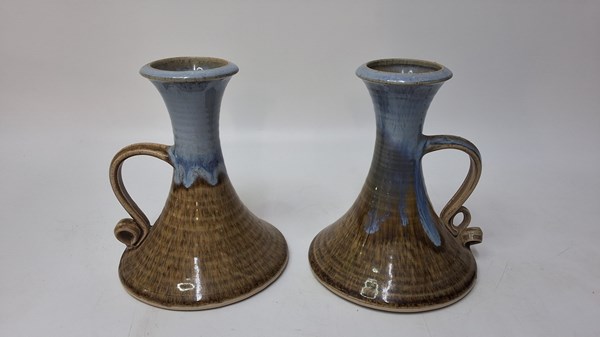 Lot 1395 - STONEWARE VASES