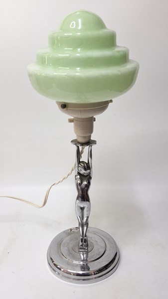 Lot 1446 - LADY LAMP