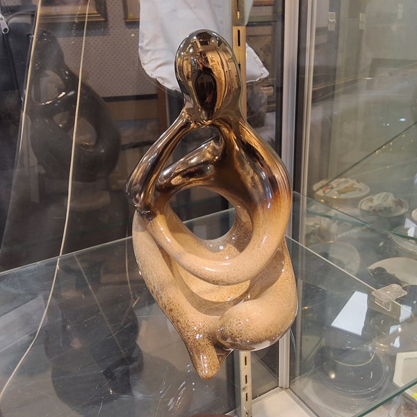 Lot 1228 - POTTERY FIGURE