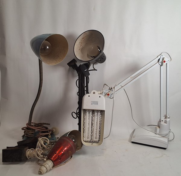 Lot 1345 - DESK LAMPS
