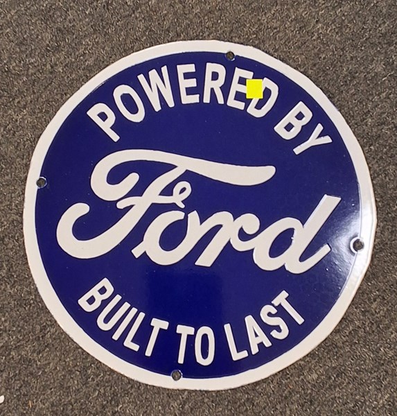 Lot 1193 - ENAMEL SIGN