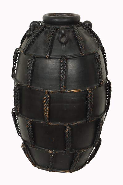Lot 138 - BRAIDED FLOOR VASE