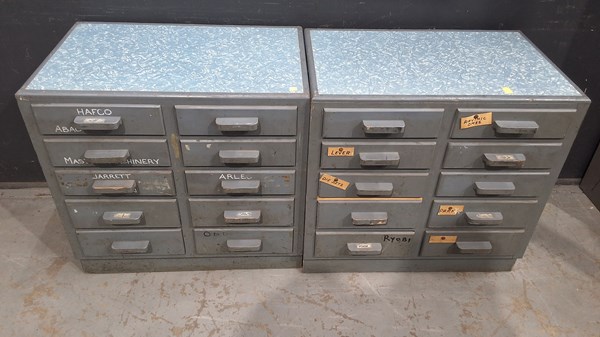 Lot 242 - WORKSHOP DRAWERS